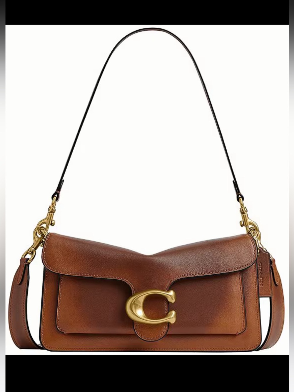 NWOT🌸COACH Tabby 26 Loved Leather Distressed Brown Shoulder Bag (Soft Tabby) - Picture 2 of 16